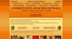 Desktop Screenshot of ankauf-antiquitaeten.de